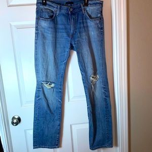 Uniqlo Jeans Regular Fit Straight Style Middle Rise Size 33